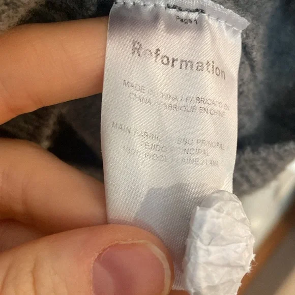 Reformation Val regenerative wool Cardigan - Picture 5 of 5